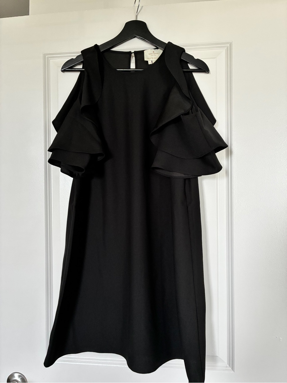 Kate Spade - Black mini Ruffle Sleeve Women’s Dress